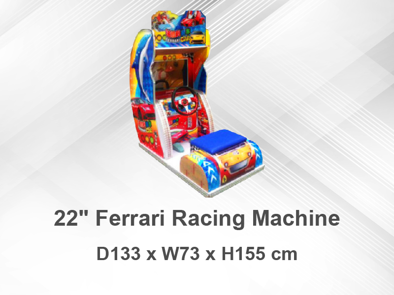 22" Ferrari Racing Machine、Kid's Game Machine、Amusement Machine