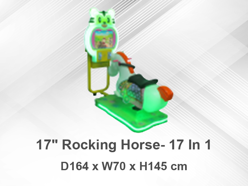 17 Rocking Horse- 17 In 1、Kid's Game Machine、Amusement Machine