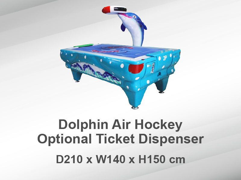 Dolphin Air Hockey - Optional Ticket Dispenser、Kid's Game Machine、Amusement Machine