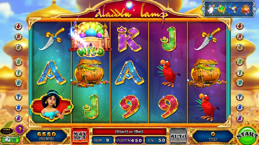 Slot Game 、Aladdin Lamp 、Juego De Azar