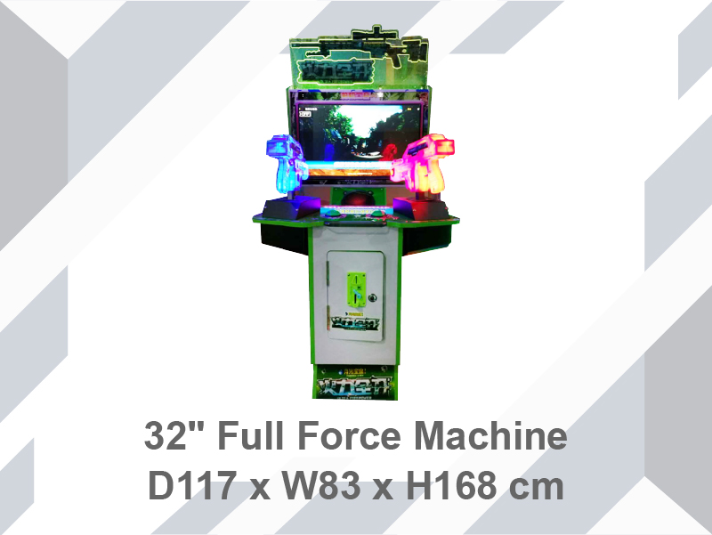 32" Full Force Machine、Simulator Game Machine、Amusement Machine