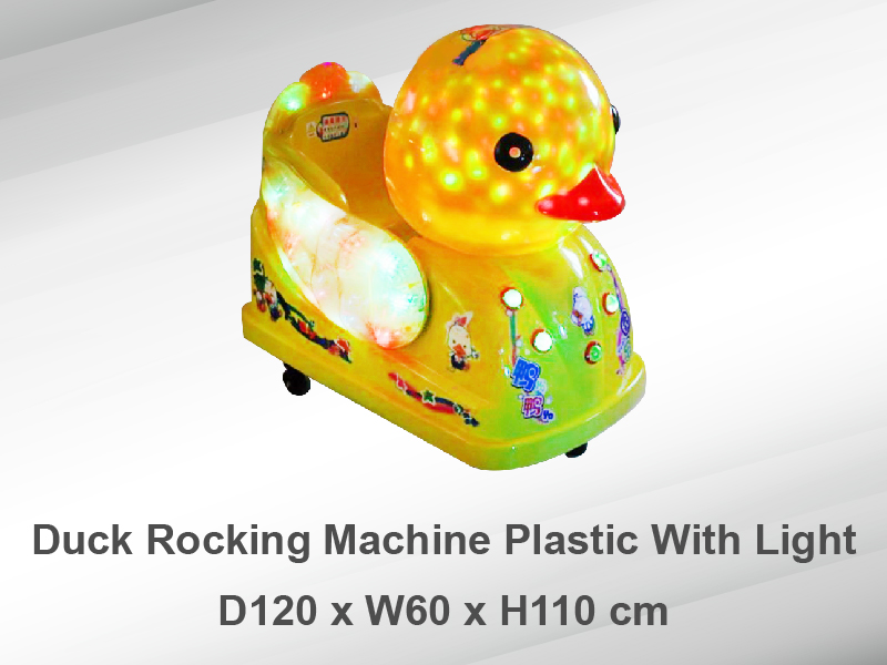 Duck Rocking Machine Plastic With Light、Kid's Game Machine、Amusement Machine