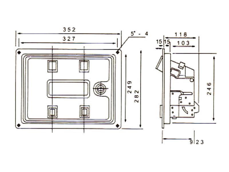 Coin Door、Spare Parts
