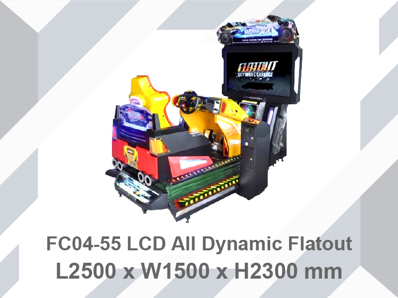 55 LCD All Dynamic Flatout Simulator Game Machine、Simulator Game Machine、Amusement Machine