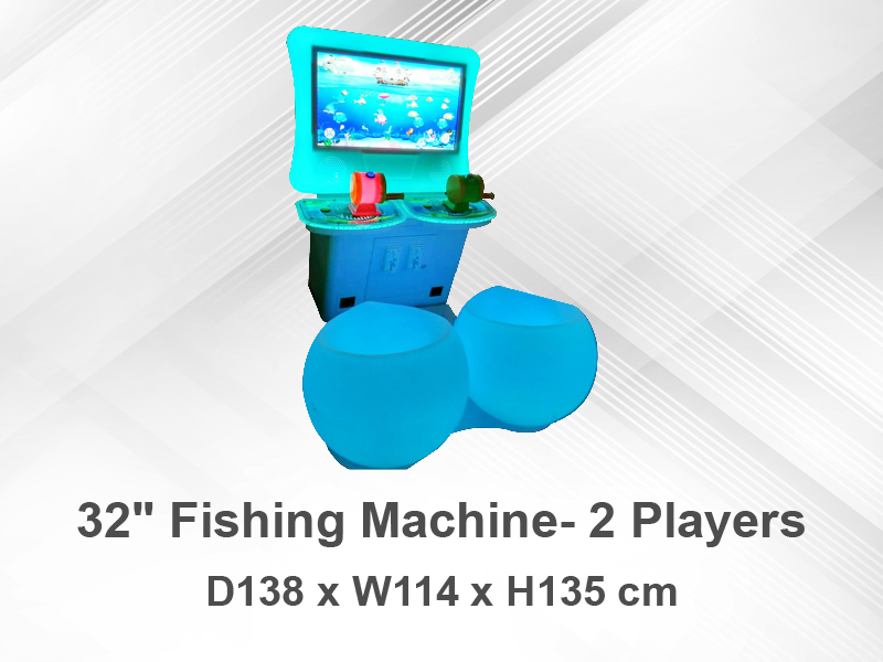 32" Fishing Machine- 2 Players、Kid's Game Machine、Amusement Machine