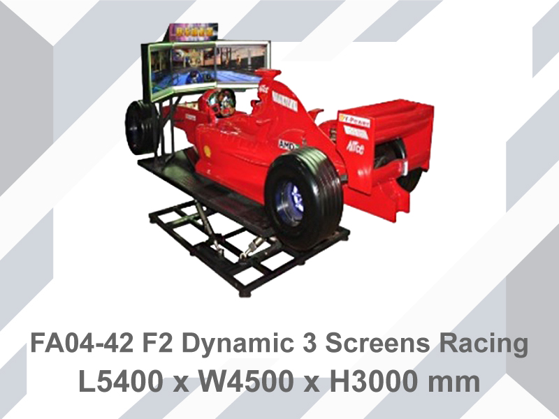 F2 Dynamic 3 Screens Racing Game Machine、Simulator Game Machine、Amusement Machine