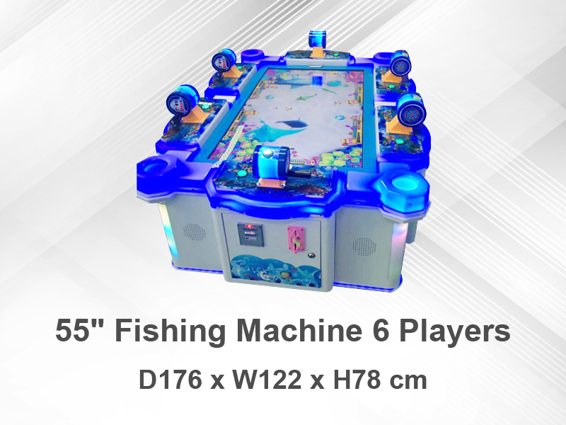 55 Fishing Machine 6 Players、Kid's Game Machine、Amusement Machine