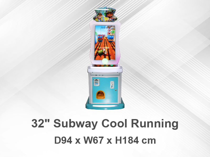 32" Subway Cool Running、Kid's Game Machine、Amusement Machine
