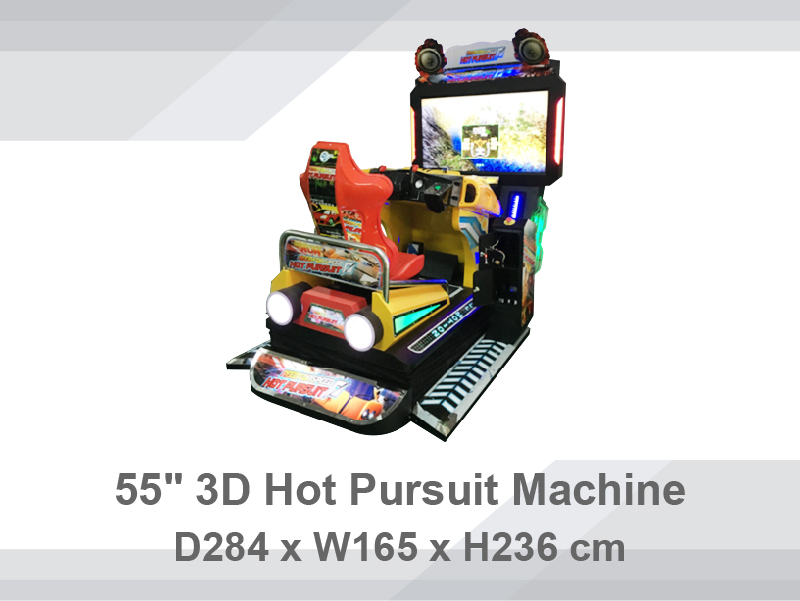 55" 3D Hot Pursuit Machine、Simulator Game Machine、Amusement Machine