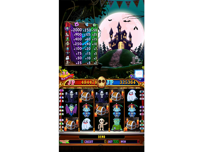 Monster Party,slot game,jackpot,vertical monitor slot game