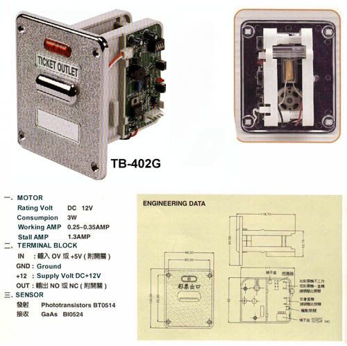 Ticket Dispenser、Spare Parts