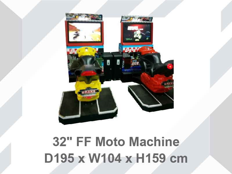 32" FF Moto Machine、Simulator Game Machine、Amusement Machine