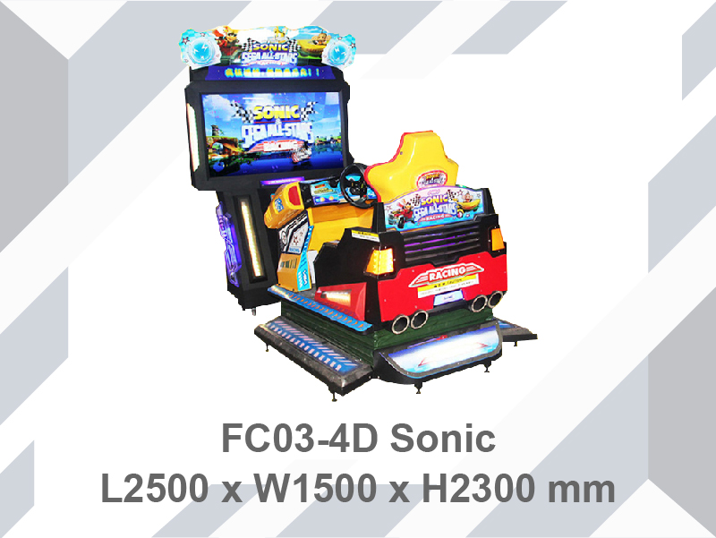 4D Sonic Simulator Game Machine、Simulator Game Machine、Amusement Machine