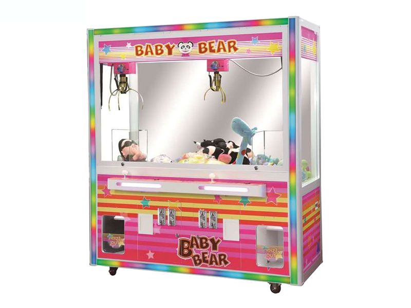 New Double Baby Bear V Claw Machine