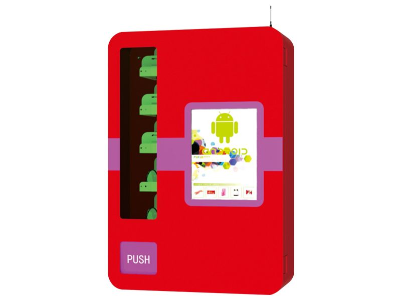 FRO-M03 Touch Monitor & Wall Mounted Vending Machine(Red)